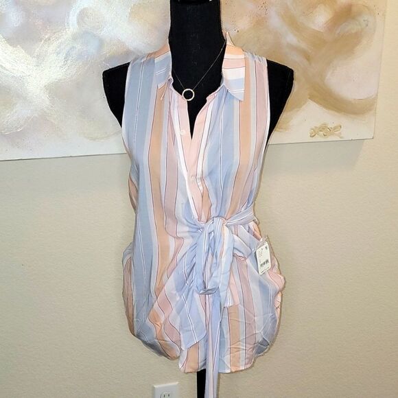 Free People Mckenzie Wrap Top in Ivory Combo Color (Size X-Small) - Picture 14 of 16